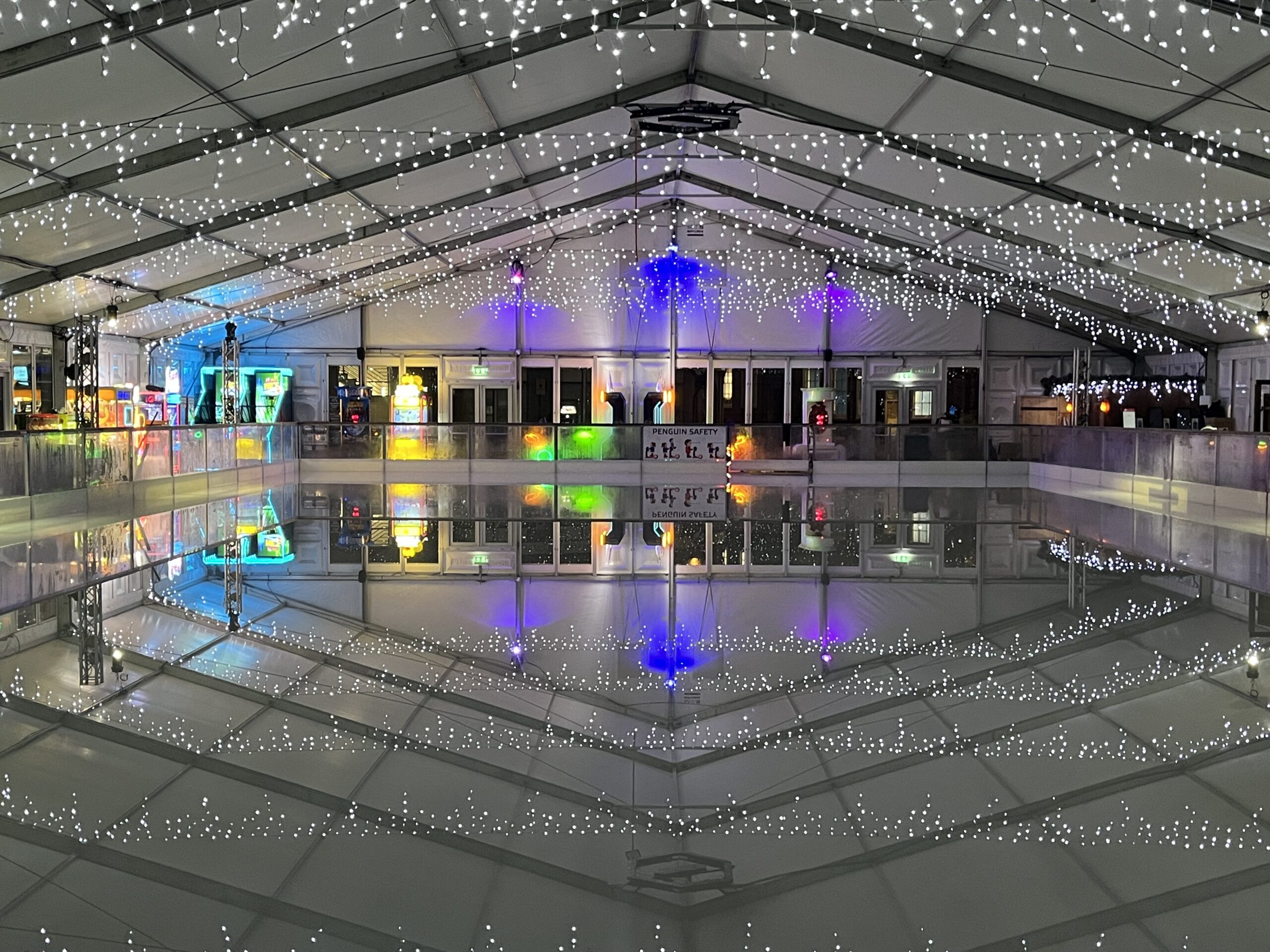 The real ice rink at Ice Skate Leicester